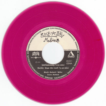 Rock-A-Billy Mafia – Jubiläumssong - 7" - Rojo / Red - 1995 - Part Records – PART-EP 016.001, Graveyard Records – Grave 010 - Como Nuevo / Like New (M- / Generic)