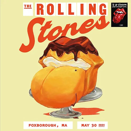 ROLLING STONES 3xLP BOX SET Foxboro, MA, May 30 20224 (Colour Vinyl 350 Copies)