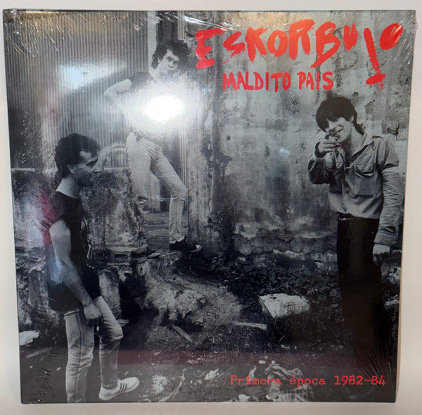 Eskorbuto - Maldito Pais (Primera Época 1982-84) (LP, Comp, Ltd, RE, Rojo / Red)