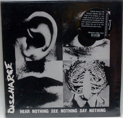 Discharge – Hear Nothing See Nothing Say Nothing - LP - Gatefold - 180 gr. - 2003 - Earmark – 40008 - Vinilo Como Nuevo (M-) / Portada Como Nueva (M-)