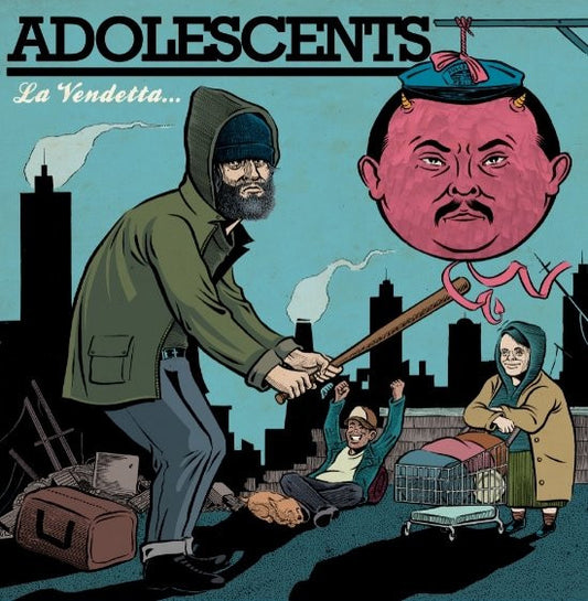 Adolescents – La Vendetta... - LP - Orange Translucent - 2014 - Concrete Jungle Records – 0209554CJR - Vinilo Nuevo (M) / Portada Como Nueva (M-)