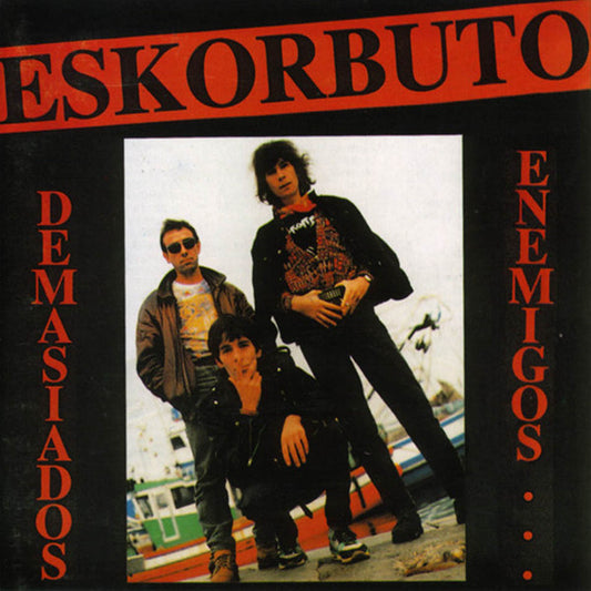 Eskorbuto ‎– Demasiados Enemigos - LP - Rojo / Red - 2009 - Guns Of Brixton Records ‎– GBR-010-LP