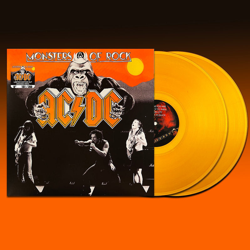 AC/DC 2xLP Monsters Of Rock (Orange Coloured Vinyl 200 Copies)