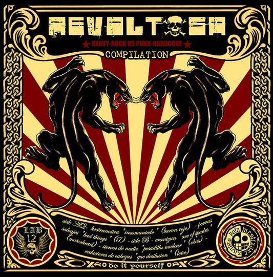 Kostranostra / Perräs Salvajes / Erantzun / Siervos De Nadie / Reductorxs – Revoltosa Compilation - 7" - 2012 - Xunt@s Pola Mestizaxe, Laboratorio 12