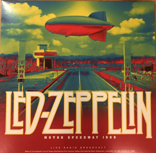 Led Zeppelin ‎– Motor Speedway 1969 - LP - Yellow Transparent