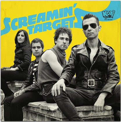 Screamin' Targets – Heartbreak - 7" - 2012 - KOTJ Records – KOTJ 003 OLM - Como Nuevo / Like New (M / M-)