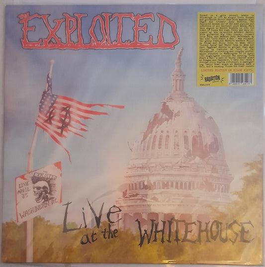 The Exploited ‎– Live At The Whitehouse - LP - NARANJA / ORANGE - 2023 - Radiation Reissues ‎– RRS122CV
