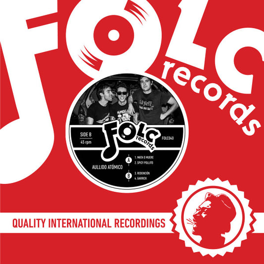 Aullido Atómico – Aullido Atómico - 7" - 2015 - Folc Records – FOLC040