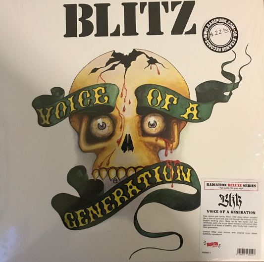 Blitz – Voice Of A Generation - LP - 2018 - Radiation Reissues – RAD8013