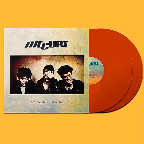 THE CURE 2xLP BBC Sessions 1979 - 1985 (Orange Coloured Vinyls) Gatefold Cover