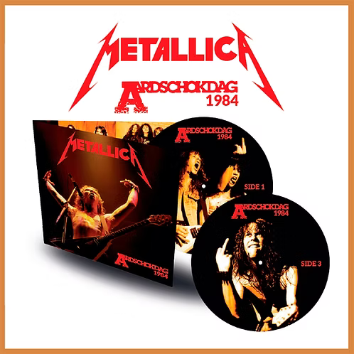 METALLICA 2xLP PD Aardschokdag 1984 (Picture Disc 350 Numbered Copies)