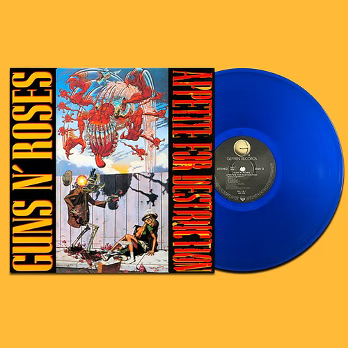 GUNS AND ROSES LP Appetite For Destruction (Translucid Blue Coloured Vinyl)