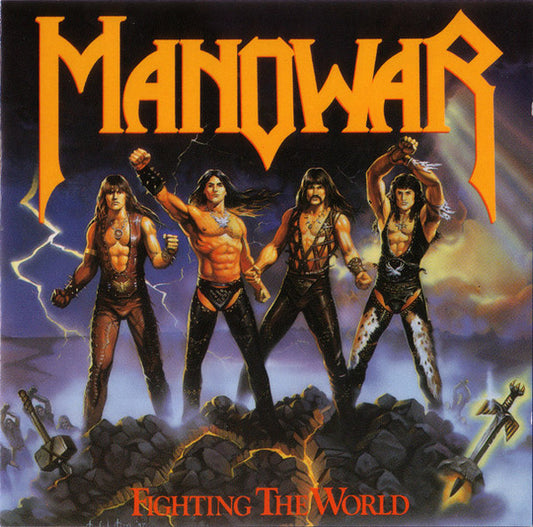 Manowar – Fighting The World - CD - CD Como Nuevo / Portada Como Nueva (M-/M-)