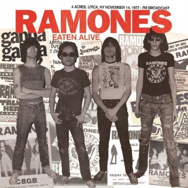 RAMONES - Eaten Alive-4 Acres, Utica, NY November 14, 1977 - LP - RADIO SILENCE