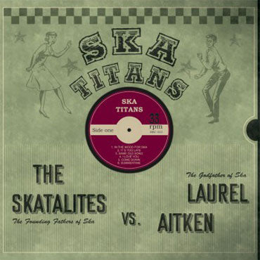 LAUREL AITKEN VS SKATALITES - SKA TITANS LP