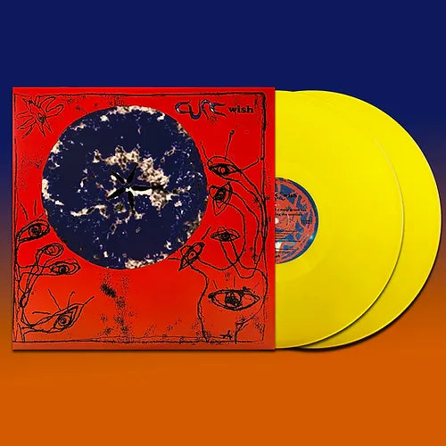 THE CURE 2xLP Wish (Limited Edition Yellow Coloured Vinyl)