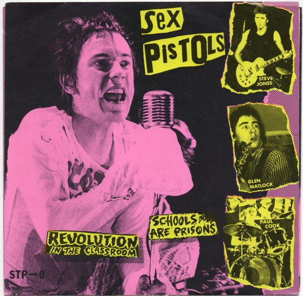 Sex Pistols - Revolution In The Classroom / Schools Are Prisons (7", Single, Pink)