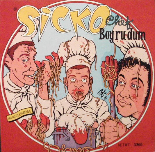 Sicko – Chef Boy-R-U-Dum - LP - 1995 - Munster Records – MR 094 - Vinilo Muy Buen Estado (VG+) / Portada Muy Buen Estado (VG+)