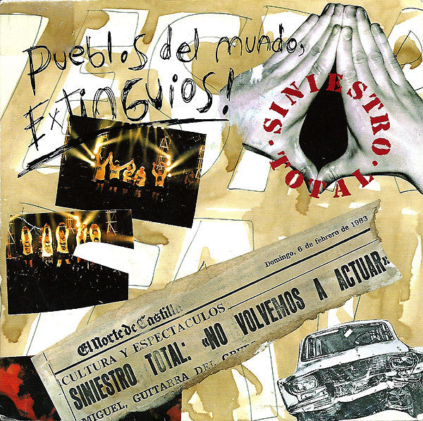 Siniestro Total – Pueblos Del Mundo Extinguios - CD, Single - 1992 - Animal Tour – 0411