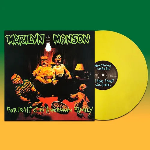 MARILYN MANSON LP Portrait of an American Family (Yellow Coloured Vinyl) - 2021 - Nothing Records ‎– SLVP 121, Interscope Records ‎– SVLP 121