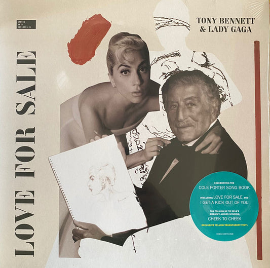 Tony Bennett & Lady Gaga – Love For Sale - LP - Amarillo / Yellow - 2021 - Columbia – B0033493-1 - NUEVO - PRECINTADO / NEW – SEALED.