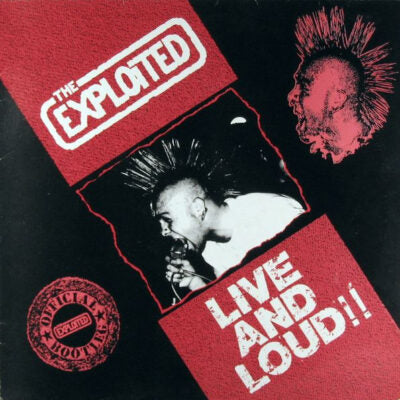 The Exploited - Live And Loud!! - LP - Puke N Vomit