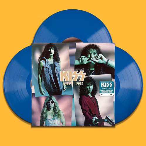 KISS 3xLP Alive 1995 (Turquoise Coloured Vinyls) PROMO EDITION