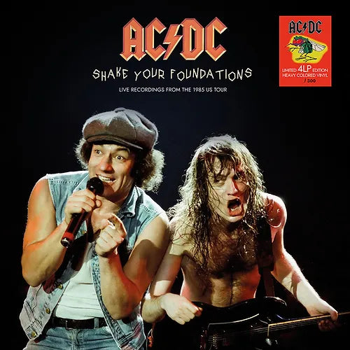 AC/DC 4xLP BOX SET Shake Your Foundations (Coloured Vinyl 300 Numbered Copies)