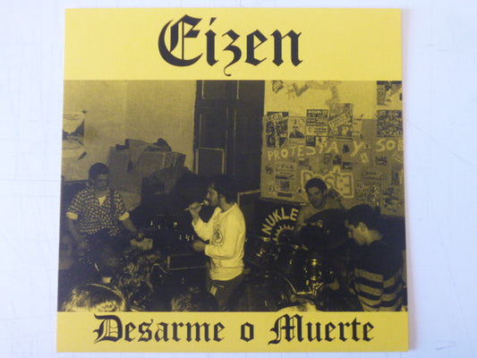 Eizen – Desarme O Muerte - 7" - Azul / Blue - #45/50 - 2012 - Who Cares? Records – WC14