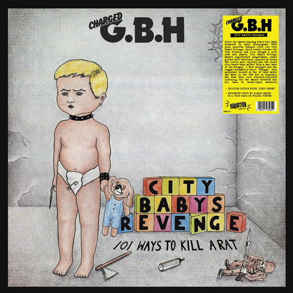Charged G.B.H - City Baby's Revenge (LP, Album, Ltd, RE)