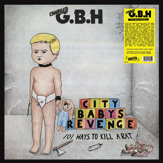 Charged G.B.H - City Baby's Revenge (LP, Album, Ltd, RE)