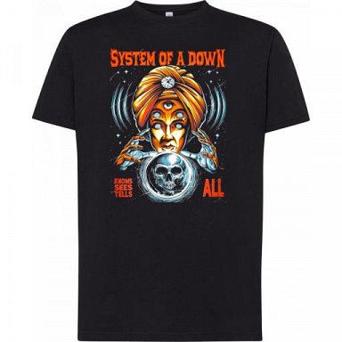 System Of A Down - Camiseta / T-Shirt / Tallas – Sizes: S/M/L/XL/XXL
