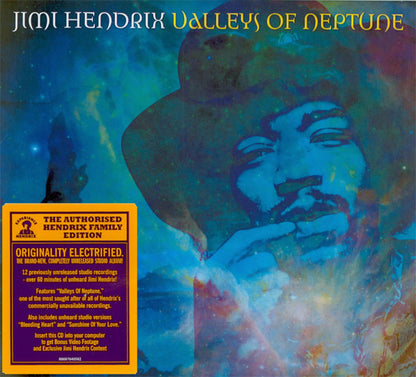 Jimi Hendrix – Valleys Of Neptune - CD - Digipak - CD Como Nuevo (M-) / Portada Como Nueva (M-)