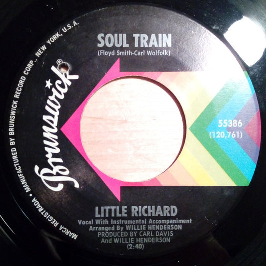 Little Richard – Soul Train / Can I Count On You - 7" - Reissue - Vinilo Como Nuevo / Portada Genérica (M-/Generic)