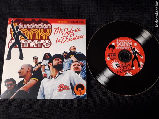 Fundacion Tony Manero - Mi Iglesia es mi Discoteca - CD EP - 2005 - K Industria Cultural - CD Muy Buen Estado (VG+) / Portada Muy Buen Estado (VG+)