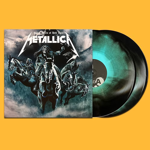 METALLICA 2xLP Seven Dates Of Hell Tour (Black With Blue Infusion Colour Vinyl)