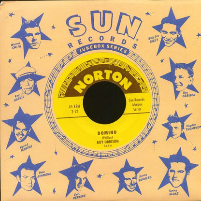 Roy Orbison / Gene Ross – Domino / Everybody's Tryin' To Kiss My Baby - 7" - 2001 - Norton Records – 846 - Como Nuevo / Like New (M- / M-)