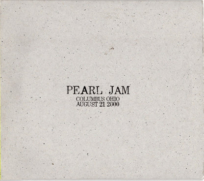 Pearl Jam - Columbus, Ohio - August 21, 2000 - 2xCD - CDs Muy Buen Estado / Portada Muy Buen Estado (VG+/VG+)