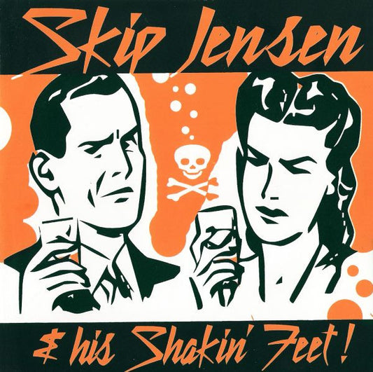 Skip Jensen & His Shakin' Feet – On The Right Side - 7" - 2003 - Yakisakana Records – SAZAE 010 - Vinilo Muy Buen Estado / Portada Como Nueva (VG+/M-)