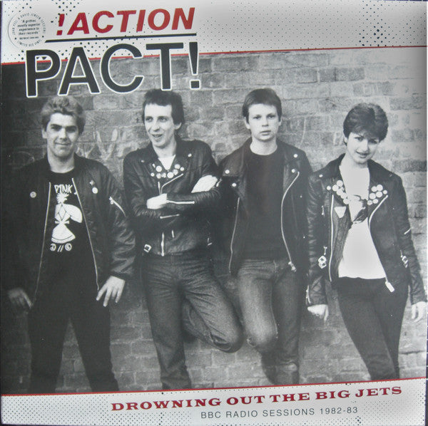 !Action Pact! - Drowning Out The Big Jets: BBC Radio Sessions 1982-83 (LP, Album, Comp, Rojo / Red)
