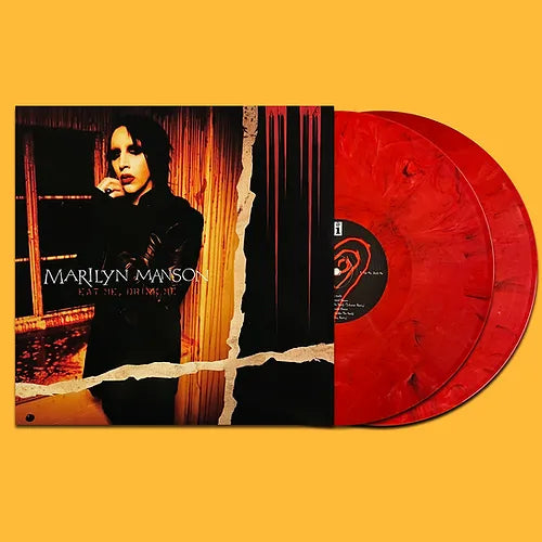 MARILYN MANSON 2xLP Eat Me, Drink Me (Red Marbled Colour Vinyls) Gatefold Cover