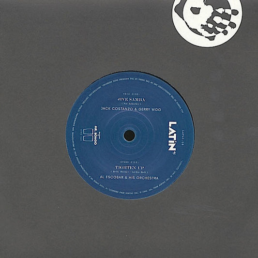 Jack Costanzo & Gerry Woo / Al Escobar & His Orchestra – Jive Samba / Tighten Up - 7" - 2015 - Mr Bongo – LAT45.08 - Vinilo Como Nuevo / Portada Como Nueva (M-/M-).