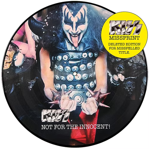 KISS LP Not For The Innocent! MISSPRINT (Picture Disc 200 Copies)