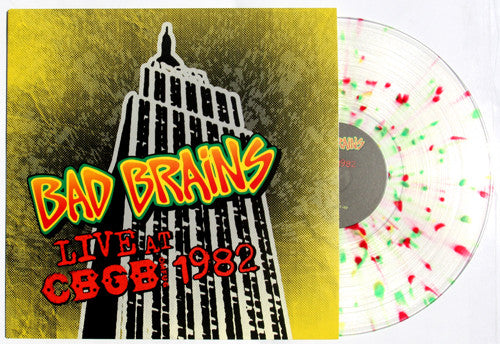 Bad Brains ‎– Live At CBGB 1982 - LP - Clear Multicoloured Splattered - 2010  MVD Audio ‎– MVD4994LP