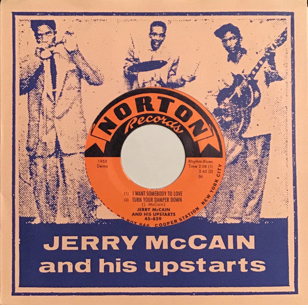 Jerry McCain And His Upstarts – Rock & Roll Ball - 7" - Norton Records – 45-859 - Como Nuevo / Like New (M- / M-)