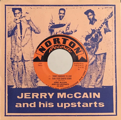 Jerry McCain And His Upstarts – Rock & Roll Ball - 7" - Norton Records – 45-859 - Como Nuevo / Like New (M- / M-)