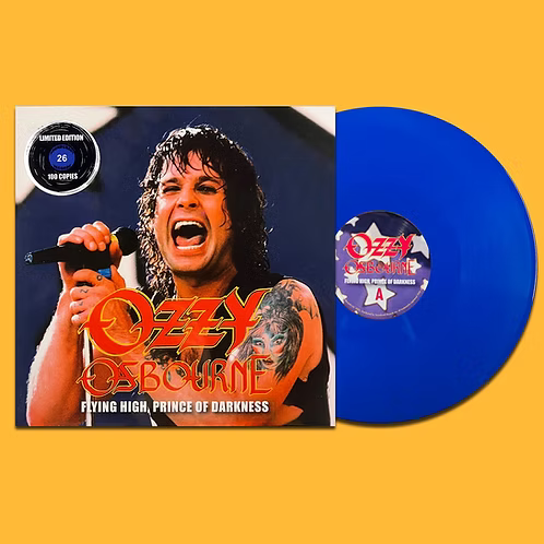OZZY OSBOURNE LP Flying High, Prince Of Darkness (Blue Coloured) 100 Copies
