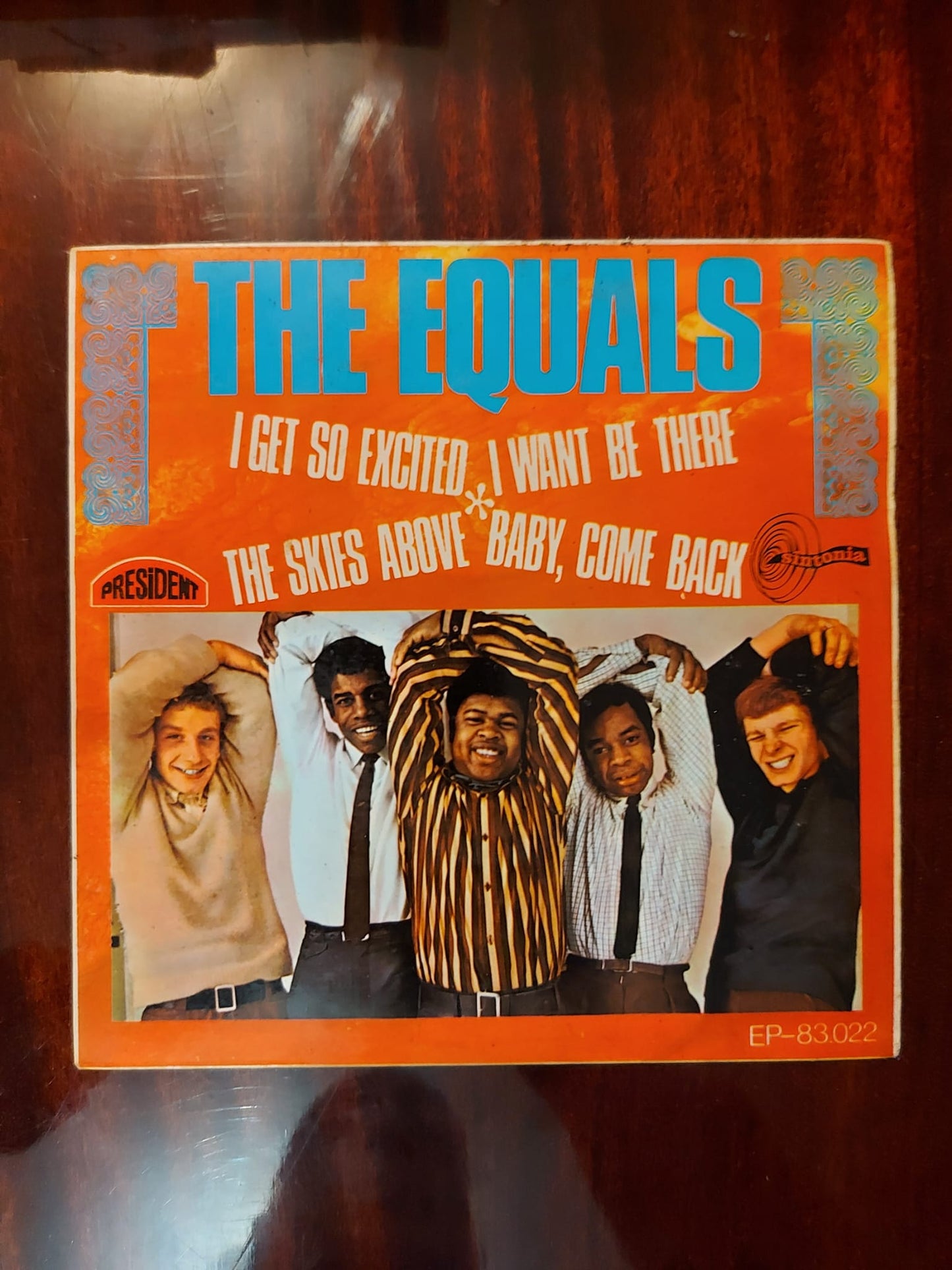 The Equals ‎– The Equals - 7" - Edición Española - 1968 -  Sintonia ‎– EP 83.022, President Records ‎– EP 83.022 - En estado Aceptable (VG/VG+)