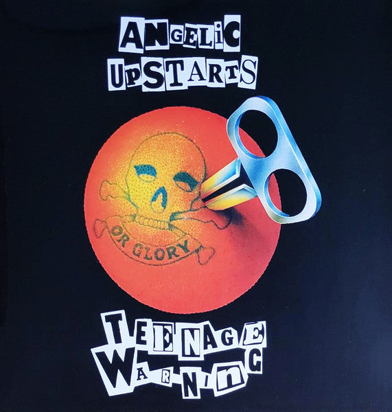 Angelic Upstarts - Teenage Warning (LP, Album, RE, Naranja / Orange)
