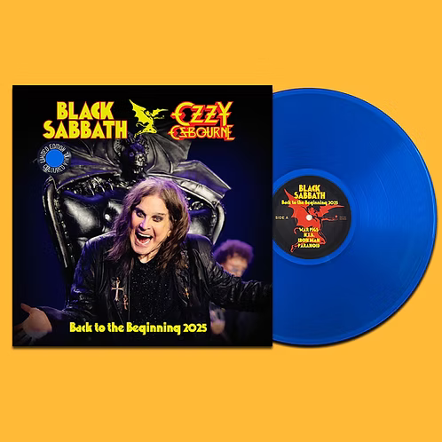 BLACK SABBATH - OZZY OSBOURNE LP Back To The Beginning 2025 (Blue Colour Vinyl)